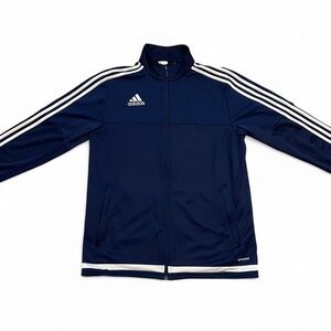 Adidas Men's Navy Blue Track Jacket